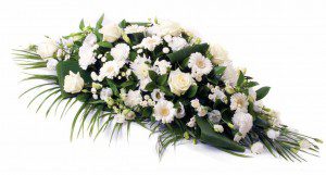 White Funeral Flowers - Swanborough Funerals