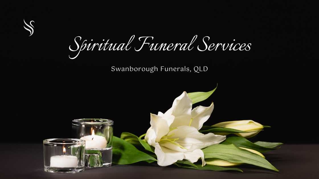 Flowers and candles for spiritual funeral services in logan