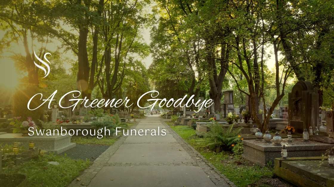 A serene natural cemetery with green surroundings